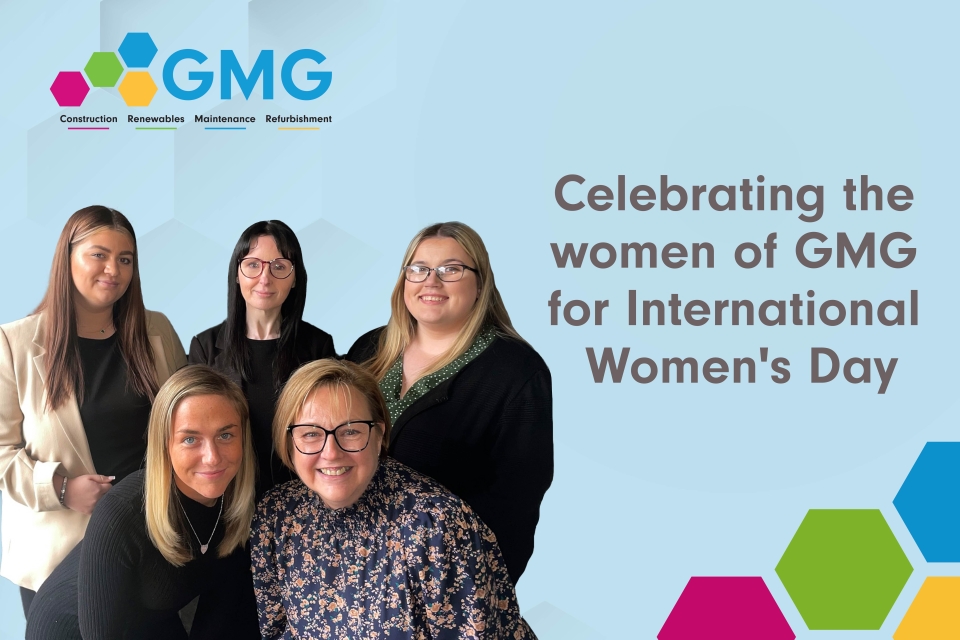 Victoria, Lorraine, Emma, Elis and Brooke from the GMG team pose for a group photo
