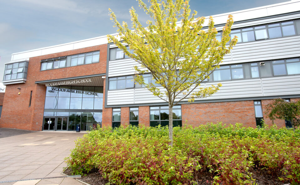 New roof for Woodfarm High School GMG ContractorsGMG Contractors